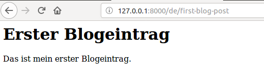 Previewing translated Content