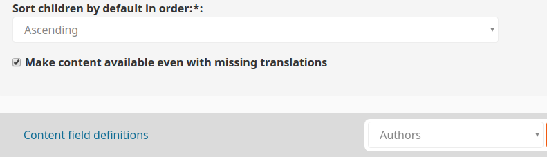 Default content availability