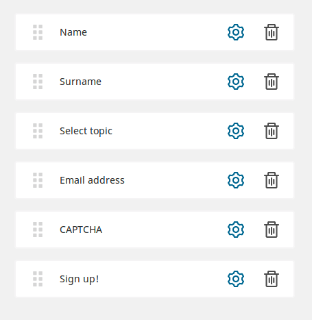 Adding Fields to Newsletter Form